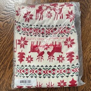NWT Hanna Andersson Red and White Reindeer Pajama Bottoms
